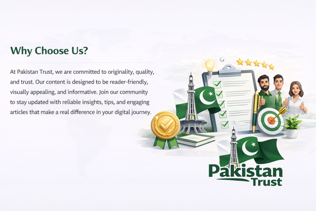 pakistan trust why choose us
